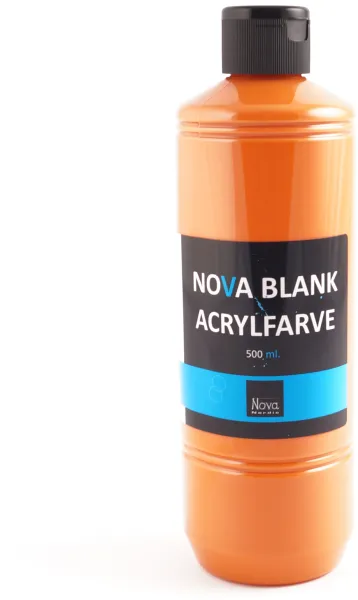 Nova acrylic paint gloss 500 ml. Orange