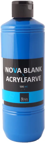 Nova acrylic paint gloss 500 ml. Primary blue