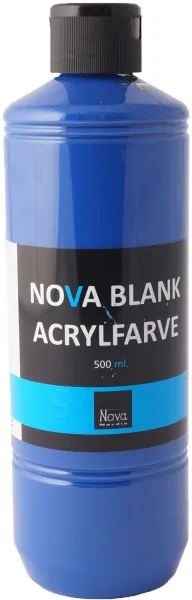 Nova acrylic paint gloss 500 ml. Blue