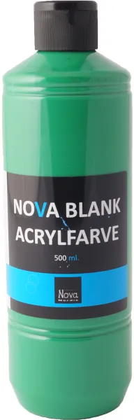Nova acrylic paint gloss 500 ml. Green