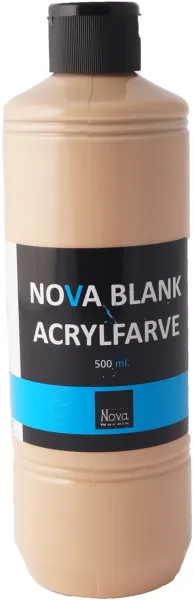 Nova acrylic paint gloss 500 ml. Skin/Beige