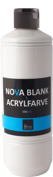 Nova acrylic paint gloss 500 ml. White