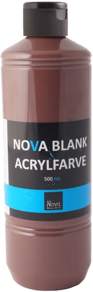 Nova acrylic paint gloss 500 ml. Brown