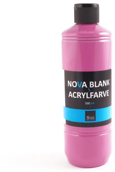 Nova acrylic paint gloss 500 ml. Pink