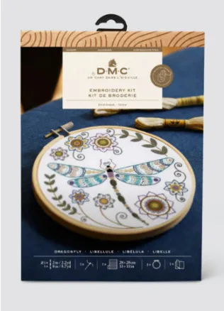 Designer Collection Embroidery Kit Dragonfly