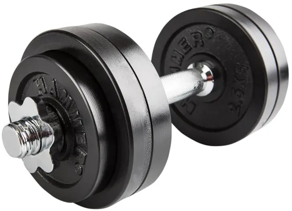 Finnlo Dumbbell Set Black Adjustable Dumbbell 15kg