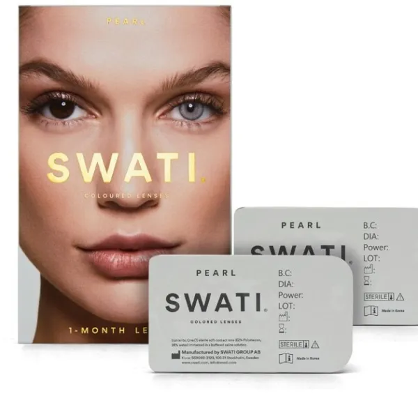 SWATI - Coloured Contact Lenses 1 Month - Pearl