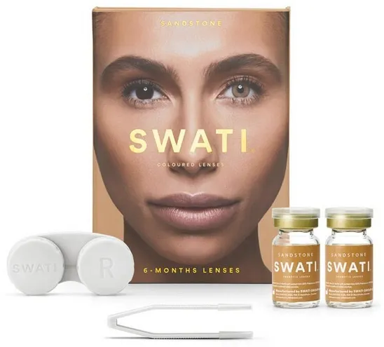 SWATI - Coloured Contact Lenses 6 Months Sandstone