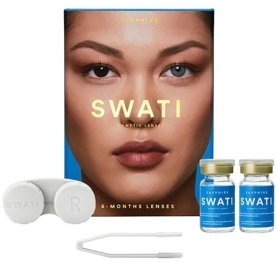 SWATI - Coloured Contact Lenses 6 Months - Sapphire