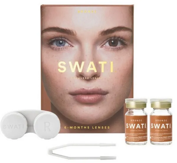 SWATI - Coloured Contact Lenses 6 Months Bronze