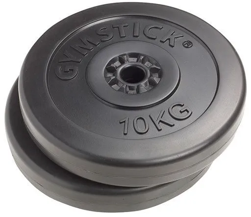 Gymstick Blasic Vinyl Weight Plate 30mm 2x10kg